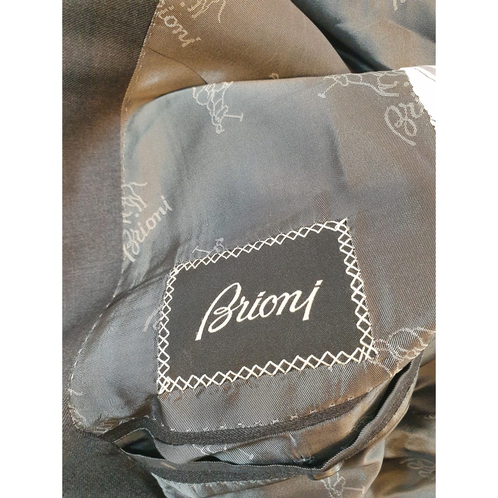 Brioni Wool Nm Colosse Sport Coat 40r Gray Wool M… - image 5